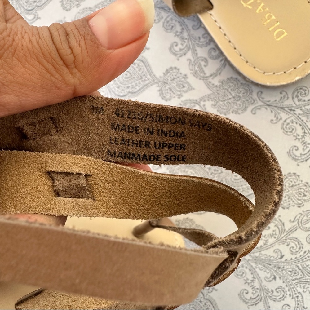 Diba True Simon Says Leather Flat Sandals - Picture 7 of 10